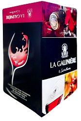 Merlot Rosé La Galinière Cuveé růžové víno 5l Bag in Box