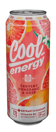 Cool Energy červený pomeranč a grep 24x0,5l