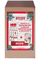 Set Beefeater 3x1l + barová guma a menukarty