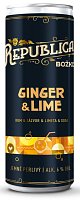 Božkov Republica Ginger Lime - zázvor a limeta 24x0,25l - plech