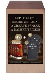 Set Bumbu 4x0,7l + 2x tričko (velikost M a velikost XL)