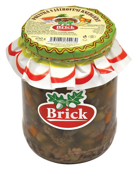 Brick polévka s játrovými knedlíčky 650g