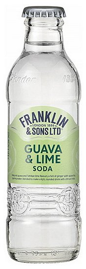 Franklin & Sons Guava & Lime Soda 24x200ml - sklo