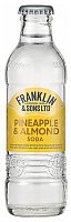 Franklin & Sons Pineapple & Almond Soda 24x200ml - sklo