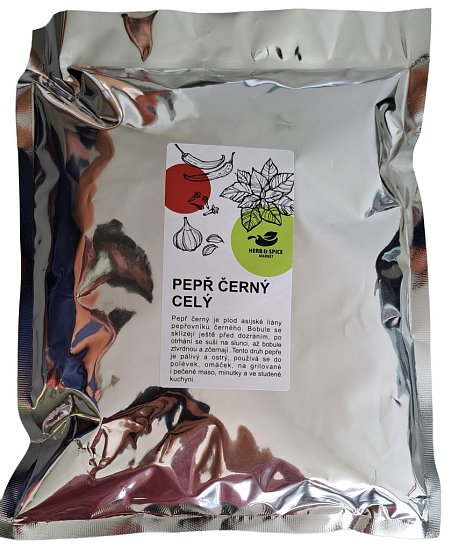 Herb & Spice Pepř černý celý 500g