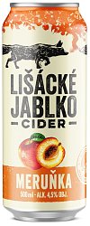 Lišácké jablko cider meruňka 6x0,5l - plech