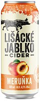 Lišácké jablko cider meruňka 6x0,5l - plech