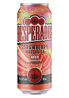 Desperados pivo silné ochucené s příchutí Strawberry Margarita 4x0,5l