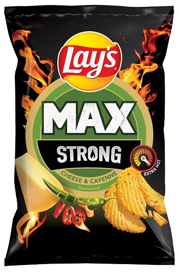 Lay's Max Strong Cheese & Cayenne 65g