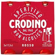 Crodino Rosso nealkoholický aperitiv 3x175ml