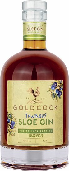 Gold Cock Trnkový Sloe gin 28% 0,7l