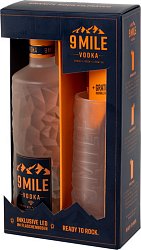 Vodka 9 Mile 37,5% 0,7l + sklo