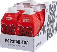 Popstar Tea jahoda a máta 8x0,5l