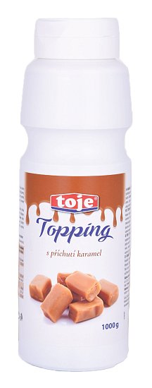 TOJE Topping s příchutí karamel 1000g