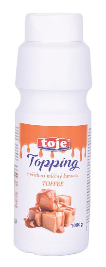 TOJE Topping s příchutí mléčný karamel Toffee 1000g