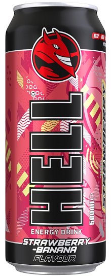 Hell Energy Strawberry Banana 12x0,5l