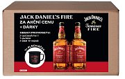 Jack Daniel's Fire set 2x1l + plecháček