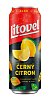 Litovel Černý Citron Alko 24x0,5l - plech